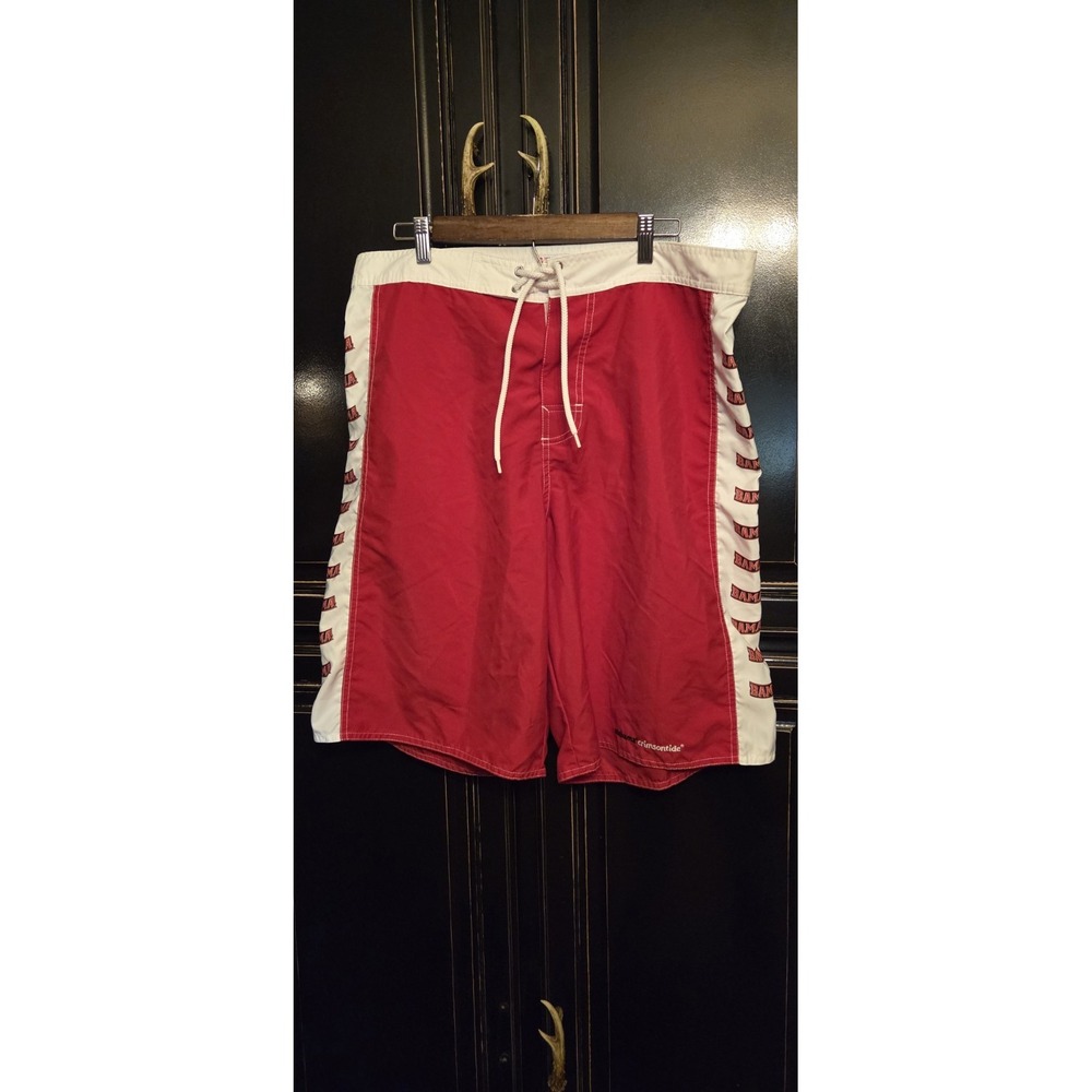 University Of Alabama XL Swim Trunks, USA Team Sport Beachwear, summer, lake